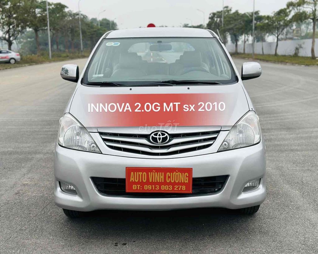 Toyota Innova 2.0G MT sx 2010