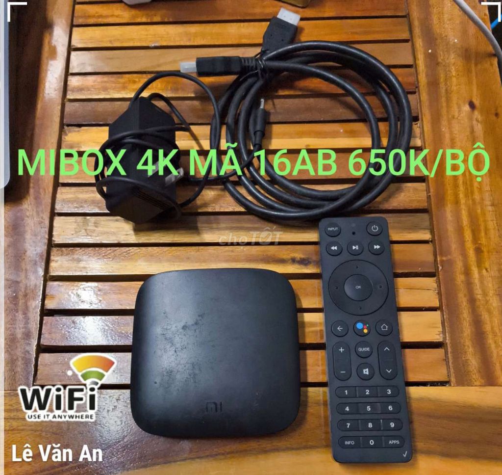 Android TV Box mibox 4K 16ab điều khiển giọng nói