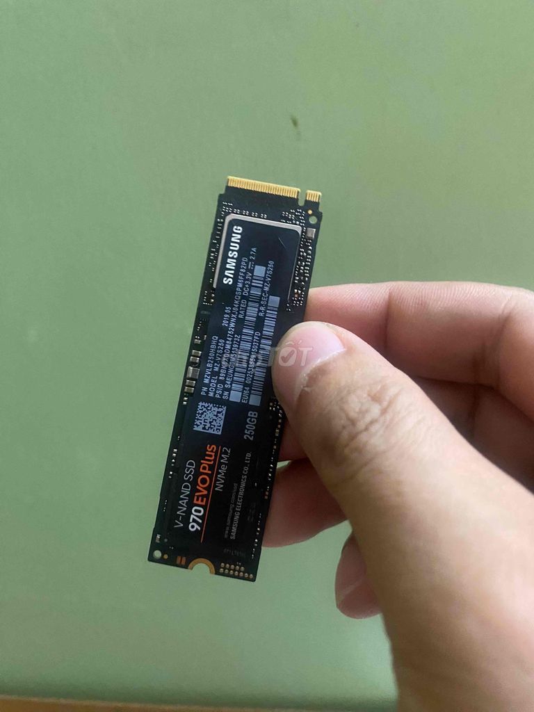 SSD Samsung 970 Evo Plus 250GB NVMe chuẩn zin all. Mua bán Linh kiện (RAM, Card...) tại Quận 4 Tp Hồ Chí Minh được đăng bởi Jerry Tran hình 1