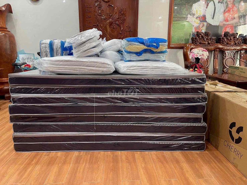 Nệm Aroma Super Foam 1m6x2m. Mua bán Giường, chăn ga gối nệm tại Thành phố Cao Lãnh Đồng Tháp được đăng bởi Nệm Giá Kho Cao Lãnh hình 1