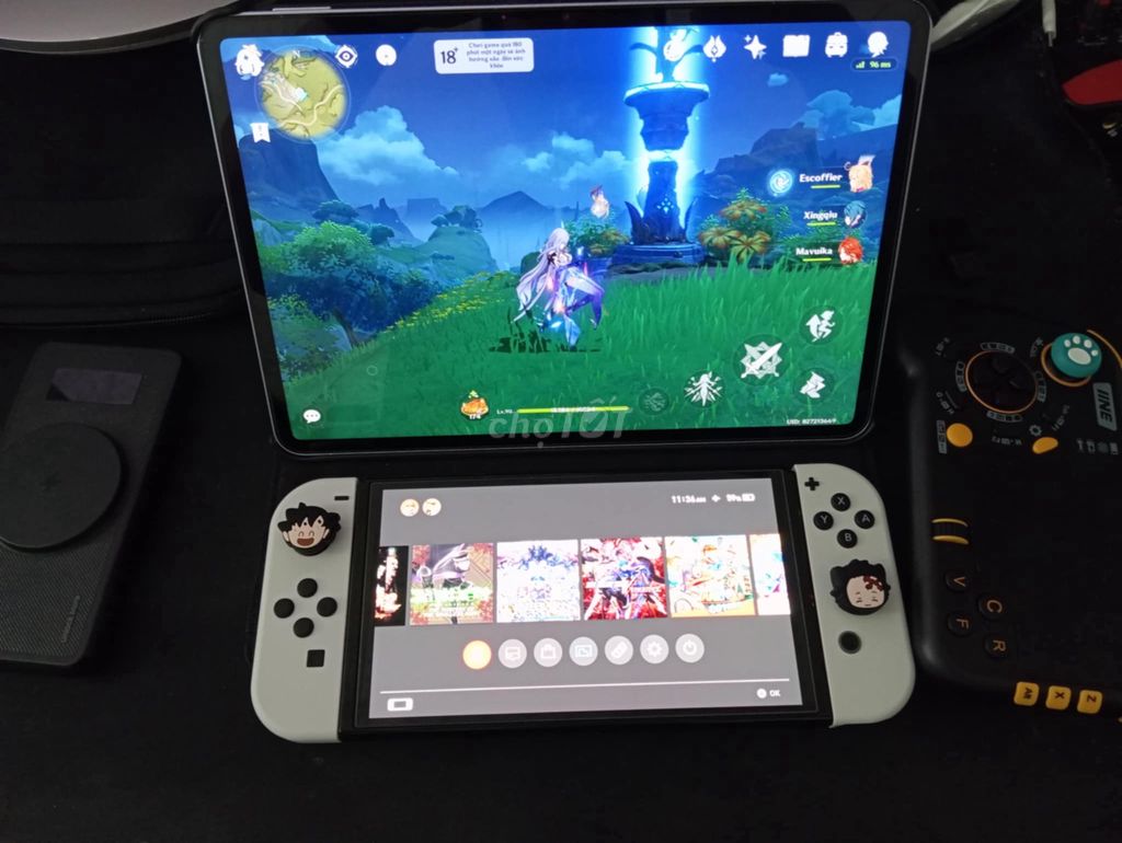 Nintendo Switch Oled Hack 512g cần bay hoặc trade