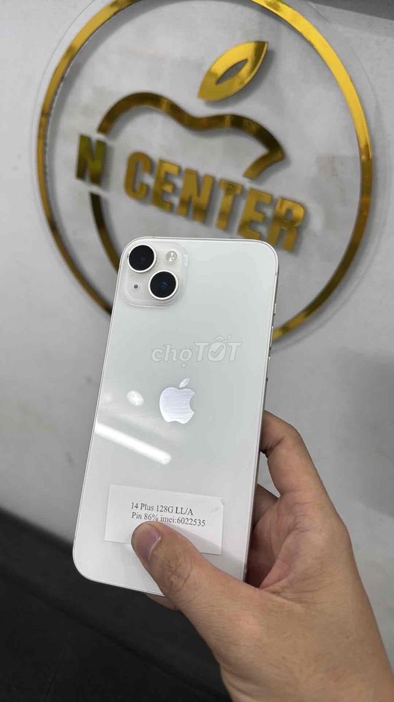 ✅ iPhone 14 Plus 128GB Quốc Tế Trắng zin