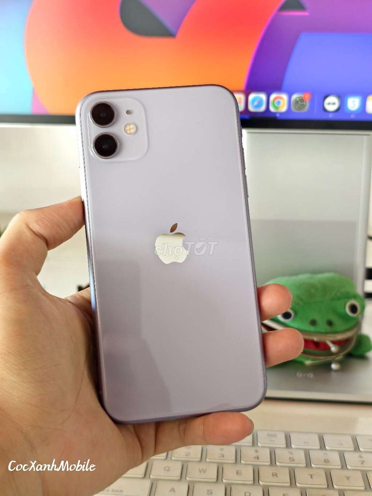 iPhone 11 128G Quốc Tế pin 100, zin full chức năng. Mua bán Điện thoại tại Quận Liên Chiểu Đà Nẵng được đăng bởi Minh Hiệp CócXanhMobile hình 1