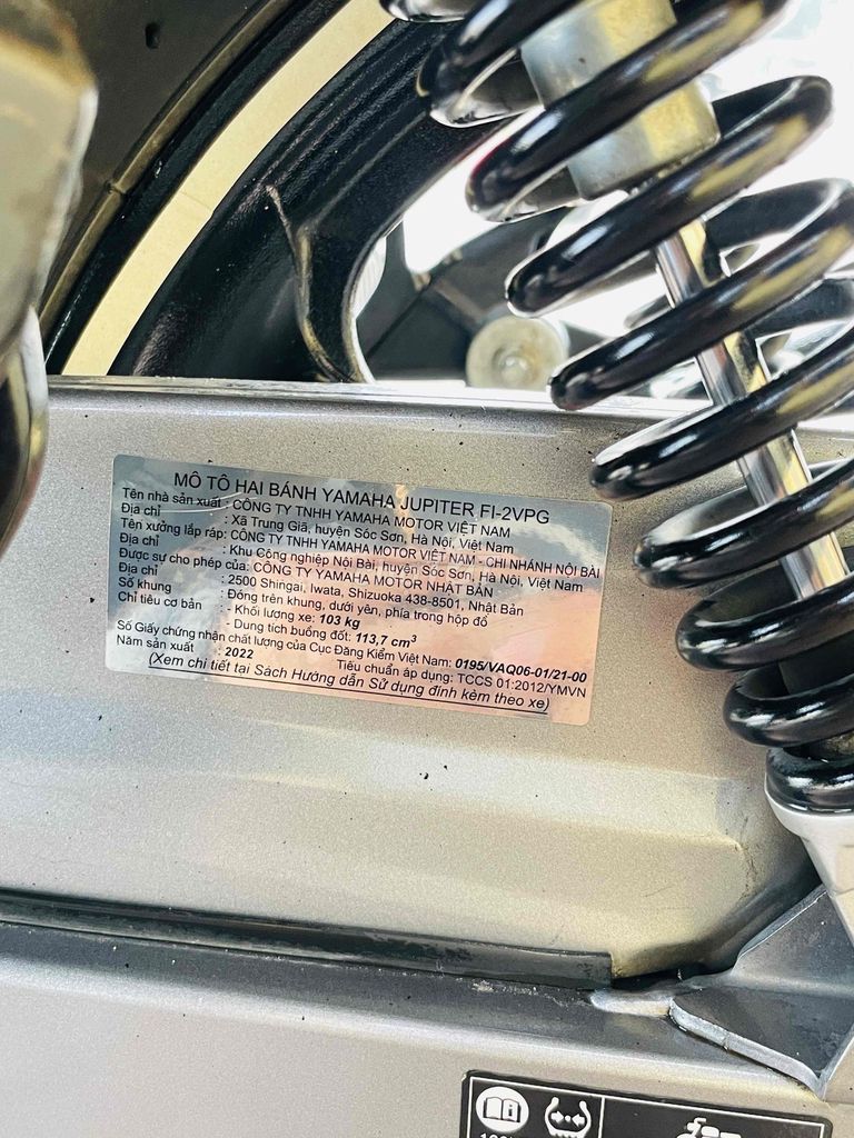 Yamaha Jupiter 2022 115cc Fi. Mua bán Xe máy tại Quận Gò Vấp Tp Hồ Chí Minh được đăng bởi Minh Pc  hình 4