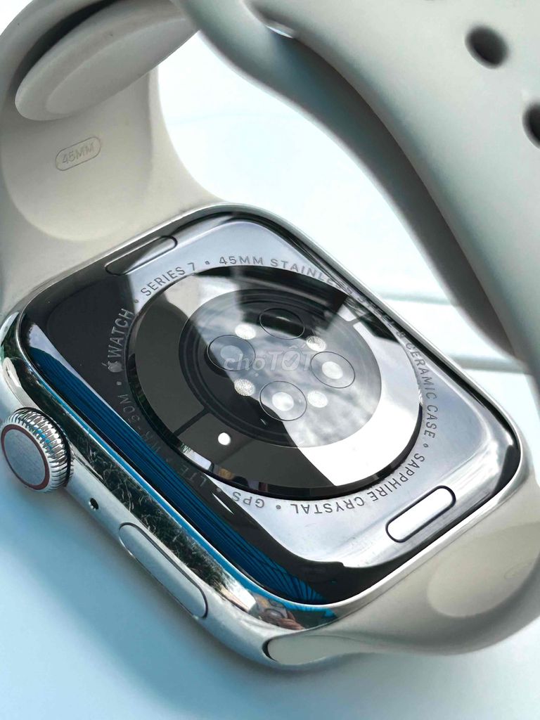 Apple Watch Series 7 Thép Bạc 45mm 99%. Mua bán Thiết bị đeo thông minh tại Quận Tân Phú Tp Hồ Chí Minh được đăng bởi Công nghệ di động Apple Watch Samsung Tai nghe hình 1