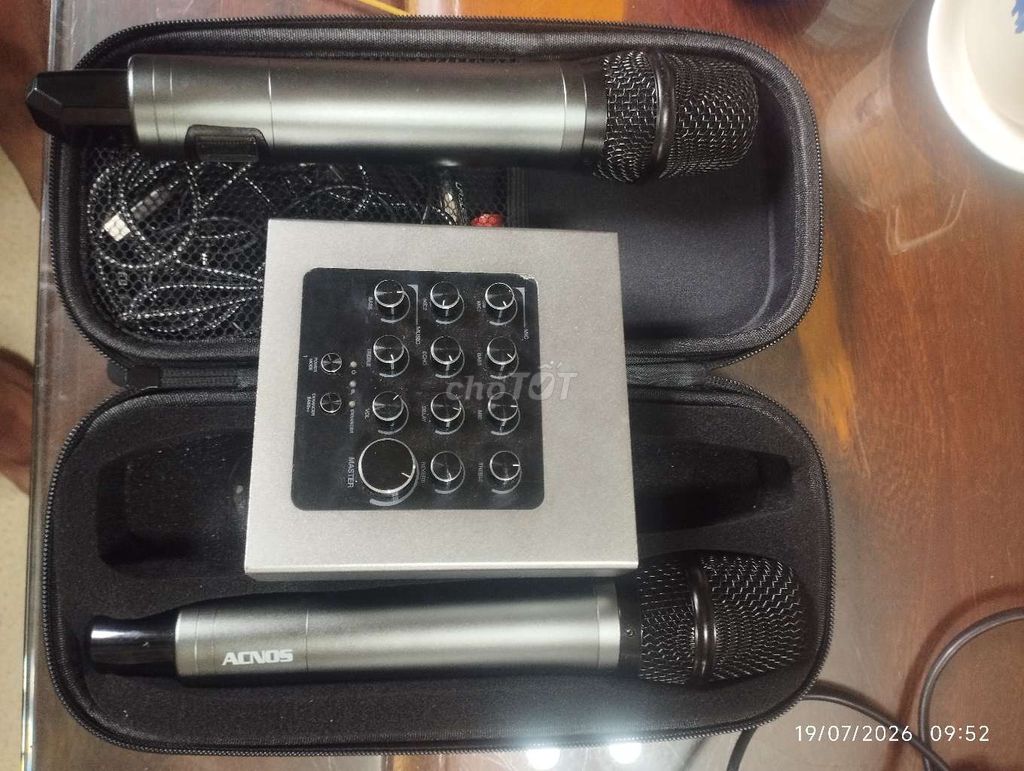 Bộ micro karaoke Acnos M130U PRO Xám Việt Nam. Mua bán Tivi, Âm thanh tại Thành phố Thủ Đức Tp Hồ Chí Minh được đăng bởi  Thái Thanh  hình 1