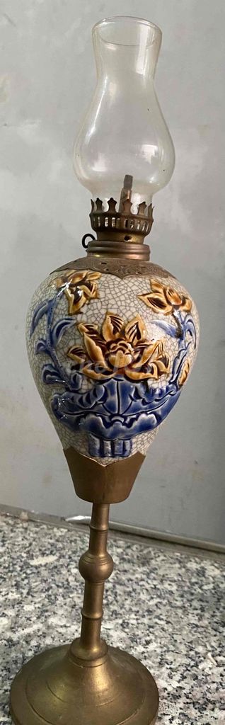 Đèn thờ Bát Tràng men rạn đồng nhiều màu. Mua bán Đèn tại Quận Đống Đa Hà Nội được đăng bởi Thuy Do thi thanh hình 1