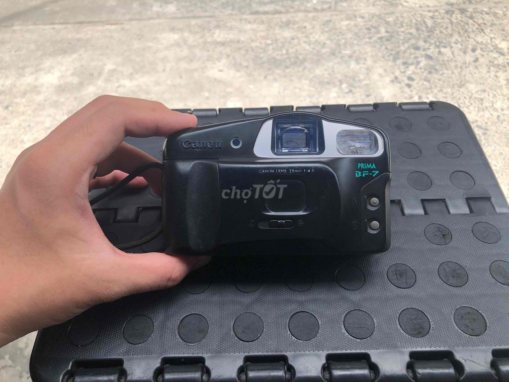 Máy ảnh phim Canon Prima BF-7 Đen Mất nắp pin. Mua bán Máy ảnh, Máy quay tại Quận 6 Tp Hồ Chí Minh được đăng bởi Anh Leader hình 1