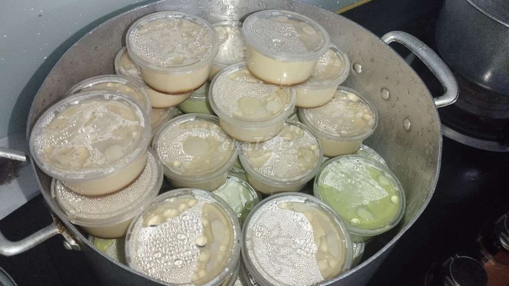 Bánh flan truyền thống lá dứa. Mua bán Đồ ăn, thực phẩm và các loại khác tại Quận 6 Tp Hồ Chí Minh được đăng bởi Văng thị kieu hình 1