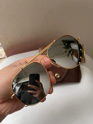 Kính Rayban Chính Hãng Mắt Thuỷ Tinh Tráng Gương