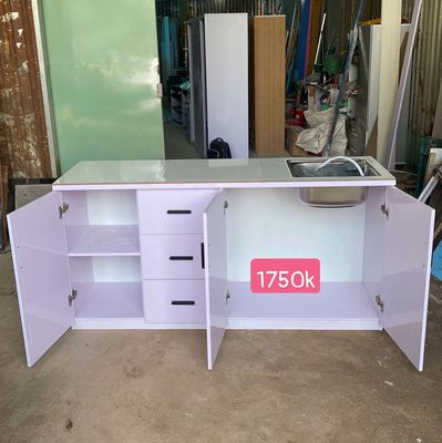 Tủ bếp nhựa Đài Loan kt 1m60 #kèm phụ kiện. Mua bán Tủ, kệ gia đình tại Quận 10 Tp Hồ Chí Minh được đăng bởi Nội Thất Kim Ngân