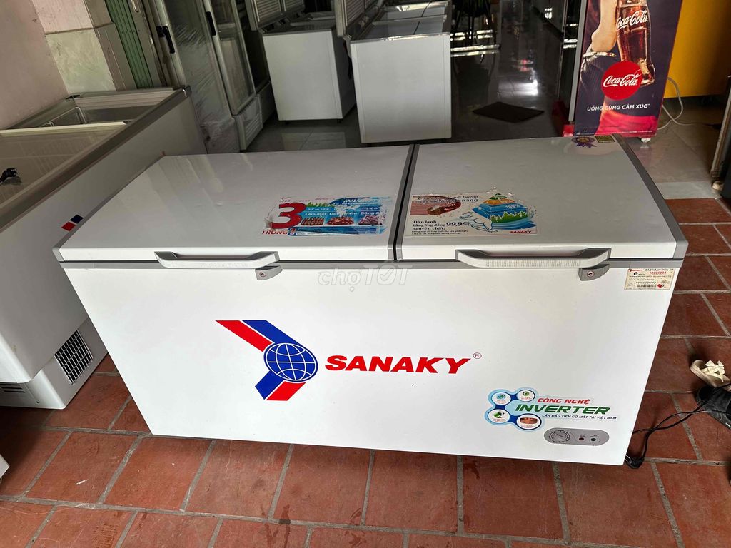 Tủ Đông Sanaky 650 Lít inverter BH HÃNG 4/2026 96%