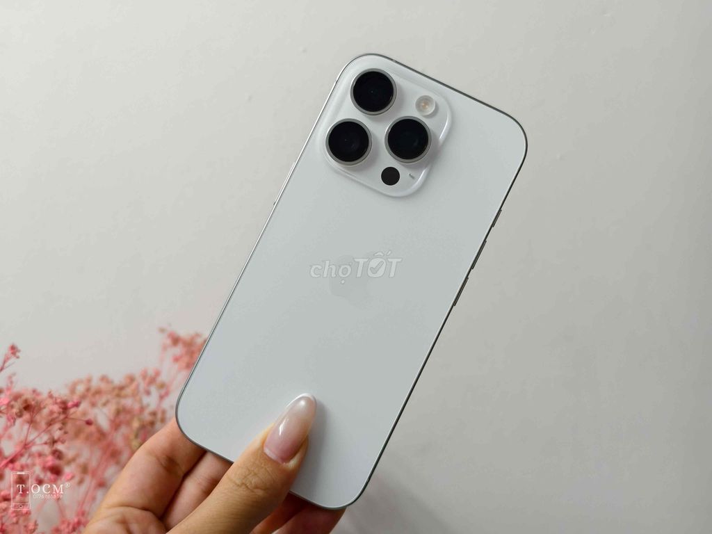 iPhone 16 Pro White 256Gb Quốc Tế Khe Sim Pin 99%. Mua bán Điện thoại tại Quận 5 Tp Hồ Chí Minh được đăng bởi Ánh Nguyệt hình 1
