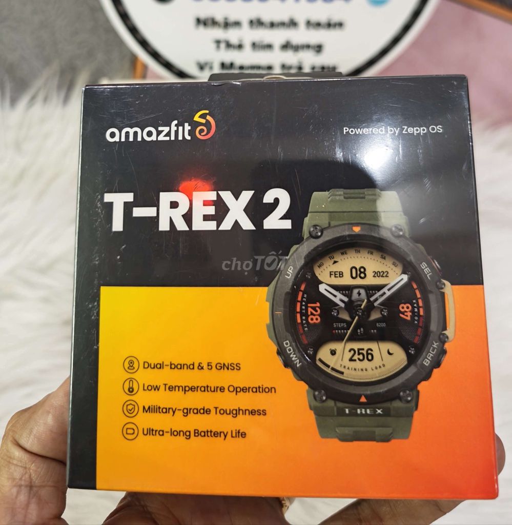 Amazfit T-Rex 2 Xanh new seal và Đen nút Vàng New. Mua bán Thiết bị đeo thông minh tại Quận Tân Phú Tp Hồ Chí Minh được đăng bởi Phan Tấn SmartWatch hình 1