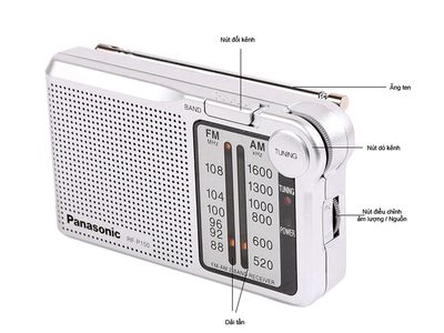 Đài Radio Panasonic RF-P150 DPA (Hàng Chính Hãng)