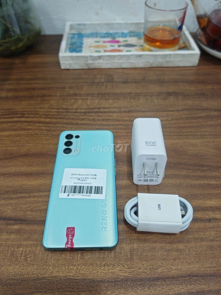 Oppo Reno 5K 5G 8/128 Xanh sạc 80w có ship COD. Mua bán Điện thoại tại Quận Hoàng Mai Hà Nội được đăng bởi Trần Ngọc Hiếu hình 1