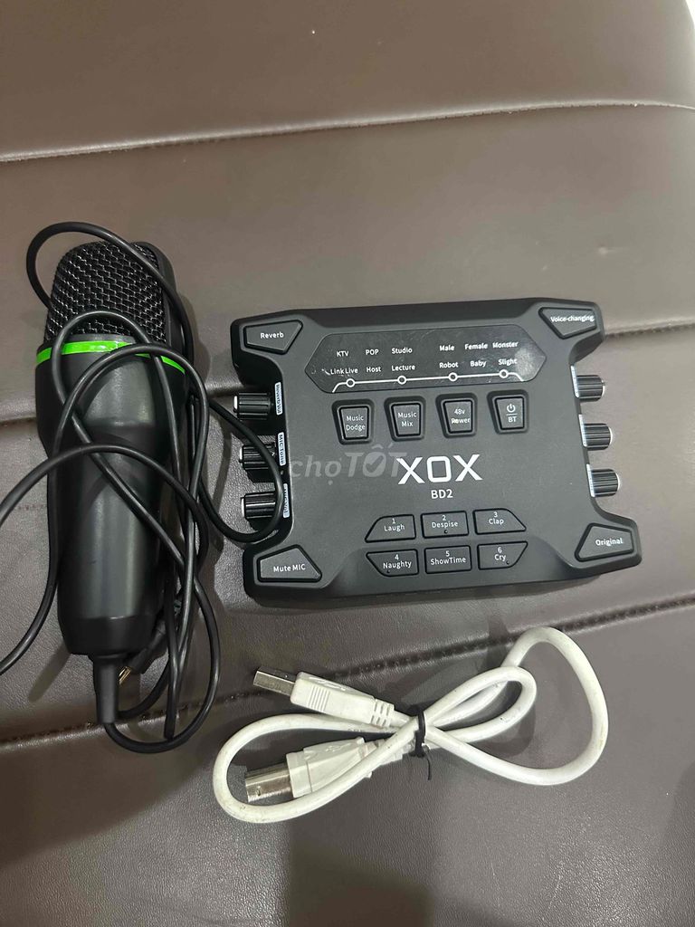 Micro XOX BD2 Hát karaoke Livestream Đen. Mua bán Tivi, Âm thanh tại Quận 10 Tp Hồ Chí Minh được đăng bởi Hoàng Yên hình 1