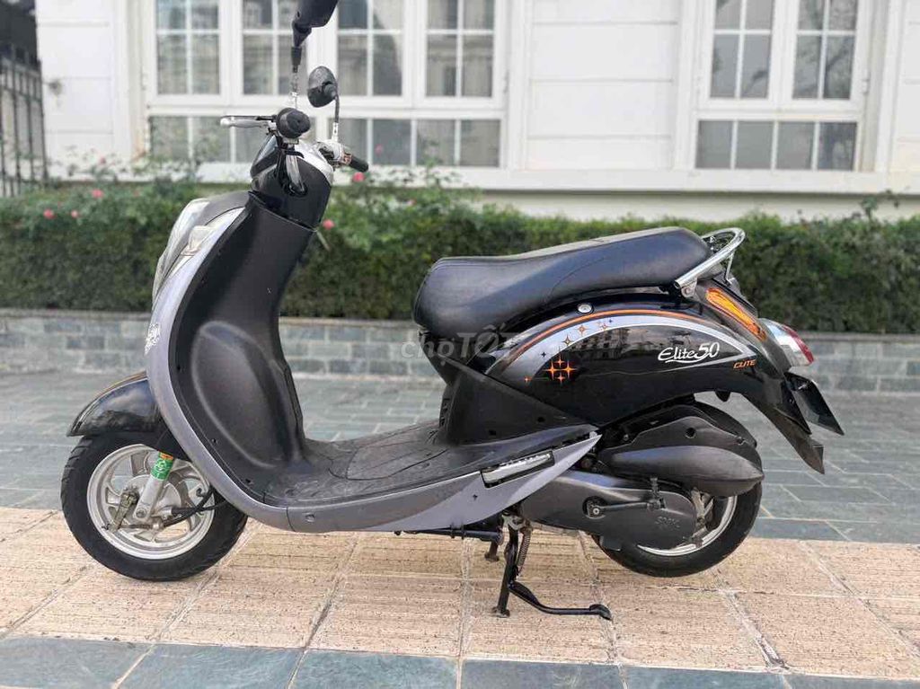 SYM Elite 50 куб. см 2021, черный