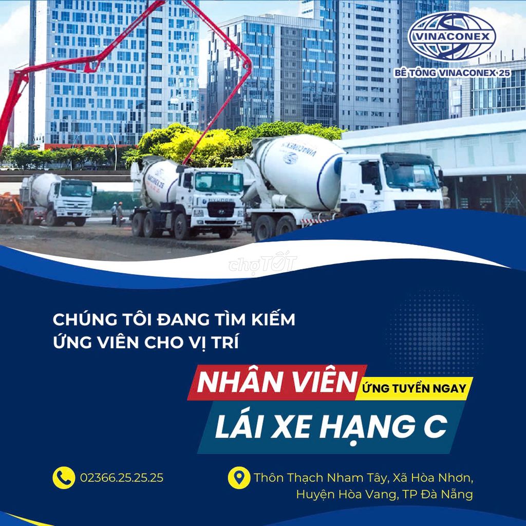 Nhân Viên Lái Xe Hạng C