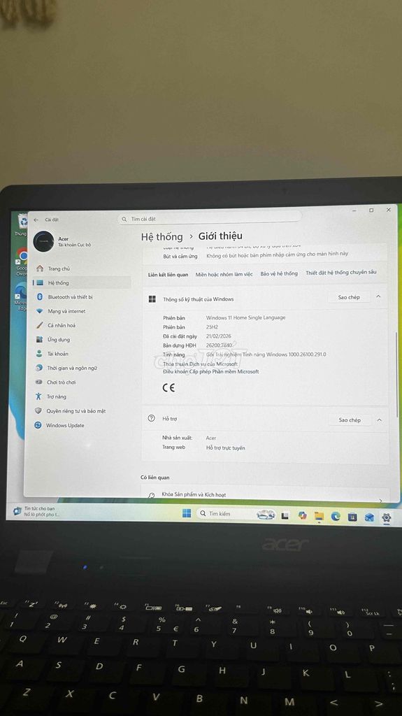 Acer Laptop i5 4GB/238GB Đen. Mua bán Laptop tại Quận Gò Vấp Tp Hồ Chí Minh được đăng bởi Phạm Duy Khánh hình 1