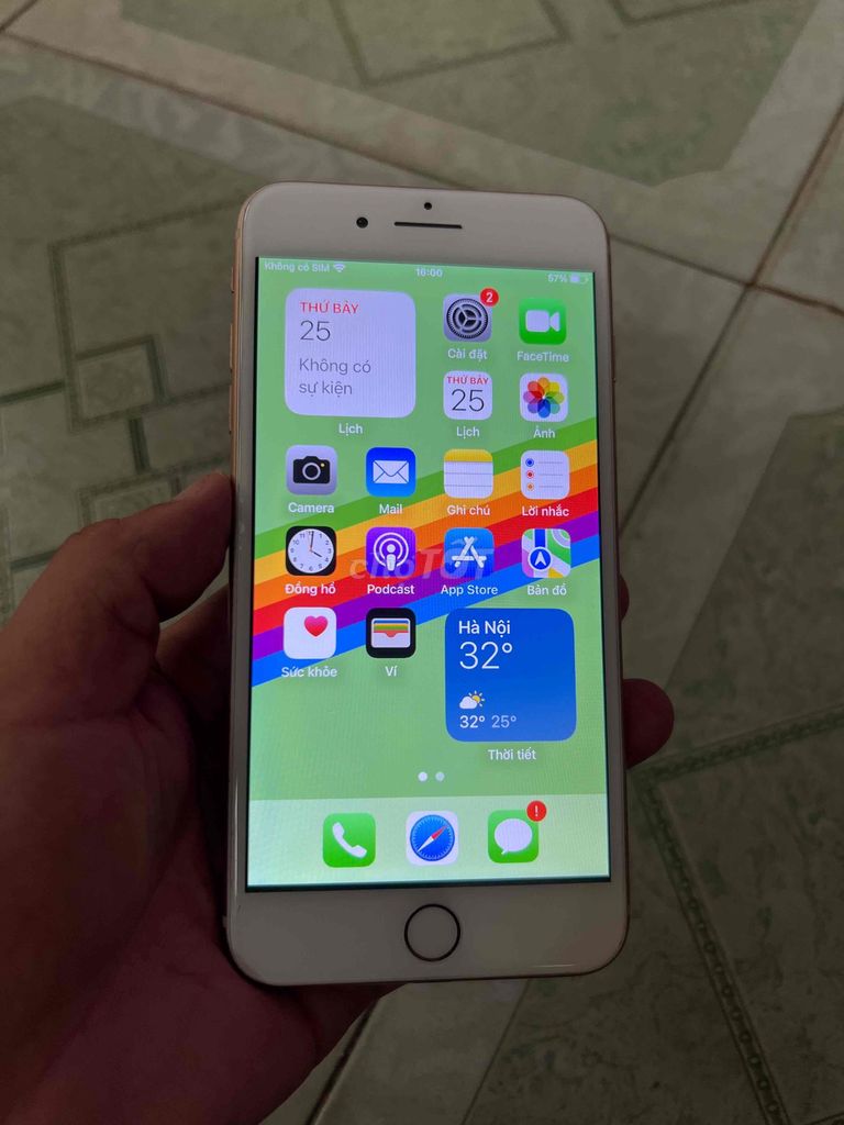 Apple iPhone 8 Plus 64GB Vàng hồng. Mua bán Điện thoại tại Quận Cầu Giấy Hà Nội được đăng bởi Nguyễn Mạnh Thắng hình 1