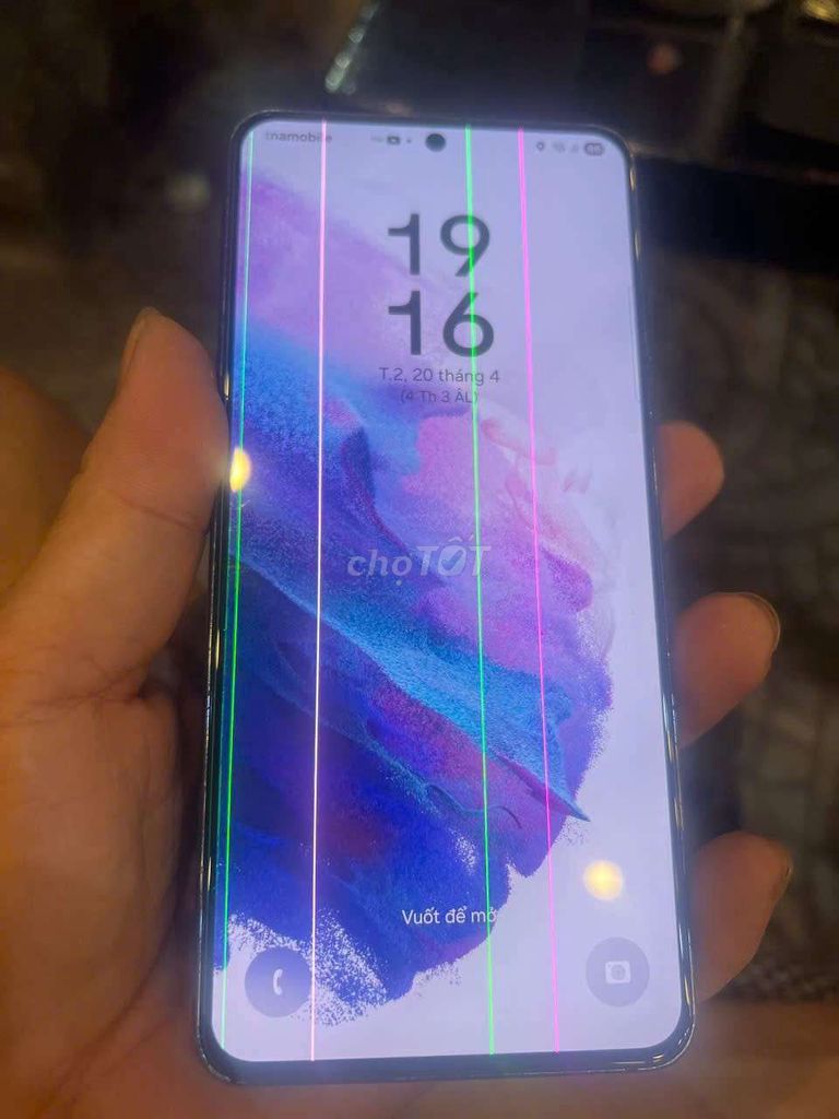 Samsung S21 5G Tím Lỗi màn sọc. Mua bán Điện thoại tại Quận 8 Tp Hồ Chí Minh được đăng bởi Ducvinfast hình 1
