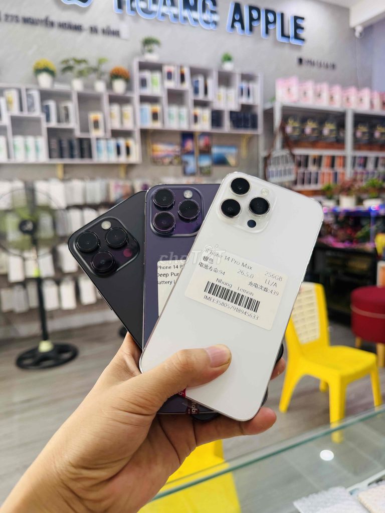 Apple iPhone 14 Pro Max 256GB như đập hộp. Mua bán Điện thoại tại Quận Hải Châu Đà Nẵng được đăng bởi Hoàng Táo 273 Nguyễn Hoàng Đà Nẵng hình 1