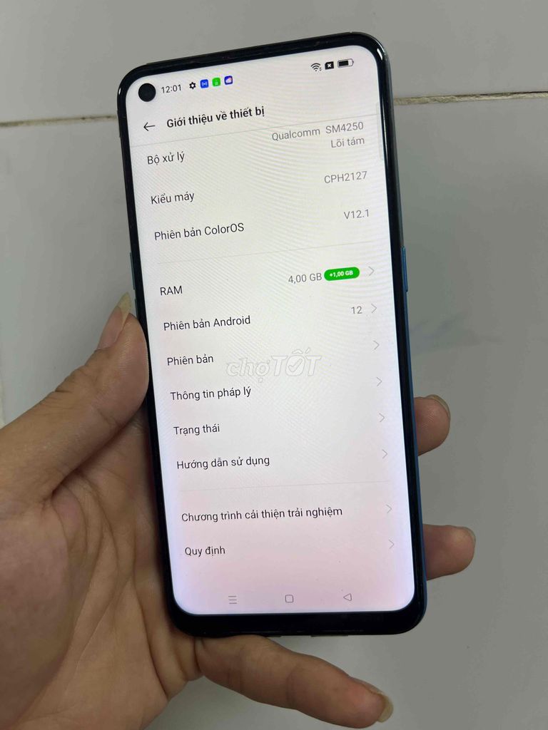 Oppo A53 Xanh 4GB. Mua bán Điện thoại tại Thành phố Tân An Long An được đăng bởi lê văn thái hình 1