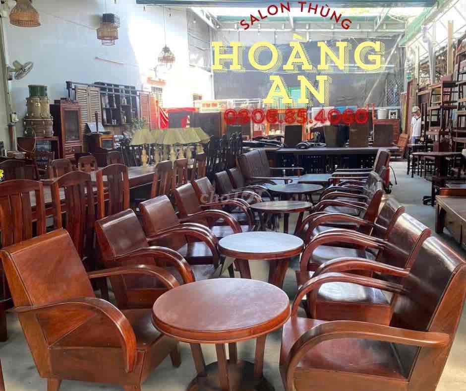 Salon Thẻ Gỗ tự nhiên thanh lý