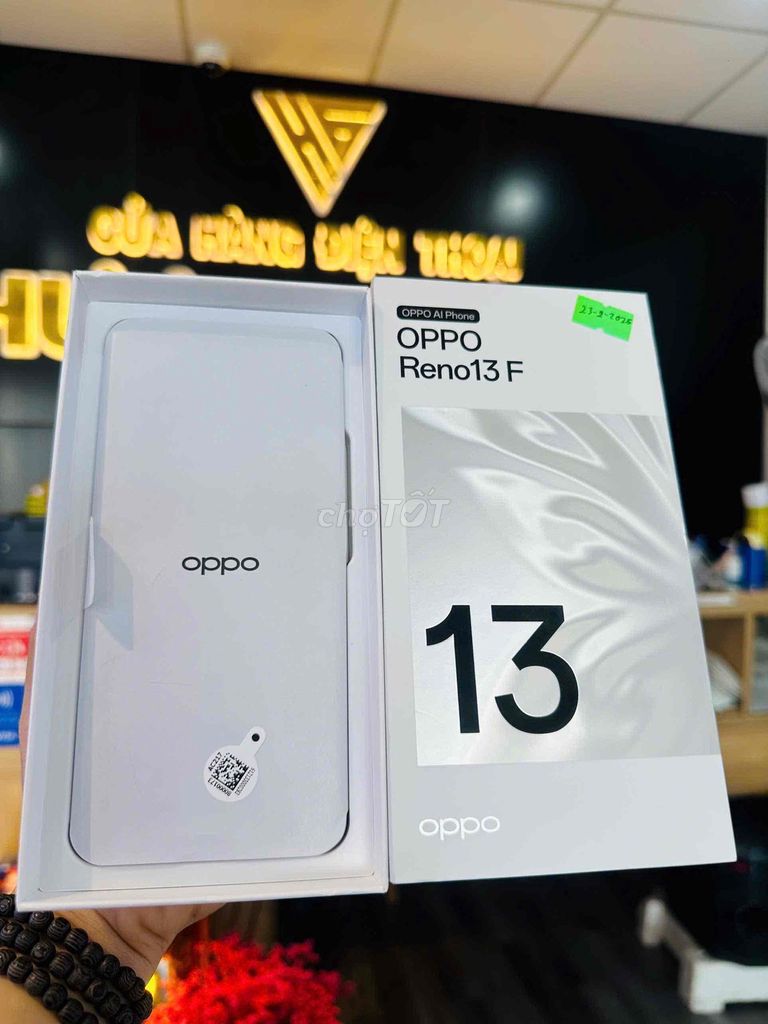 Oppo Reno 13F 8/256G fullbox cận 99%. Mua bán Điện thoại tại Thành phố Bến Tre Bến Tre được đăng bởi HươngGiangmobile hình 1