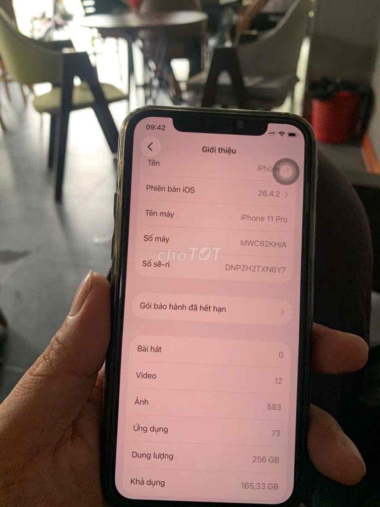 Apple iPhone 11 Pro 256GB Trắng 98%. Mua bán Điện thoại tại Thành phố Cà Mau Cà Mau được đăng bởi Quang Nhut Tran hình 1