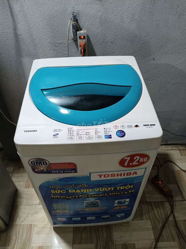 Máy giặt Toshiba 7, 2 kg. Đời mới. Bh 6 tháng.