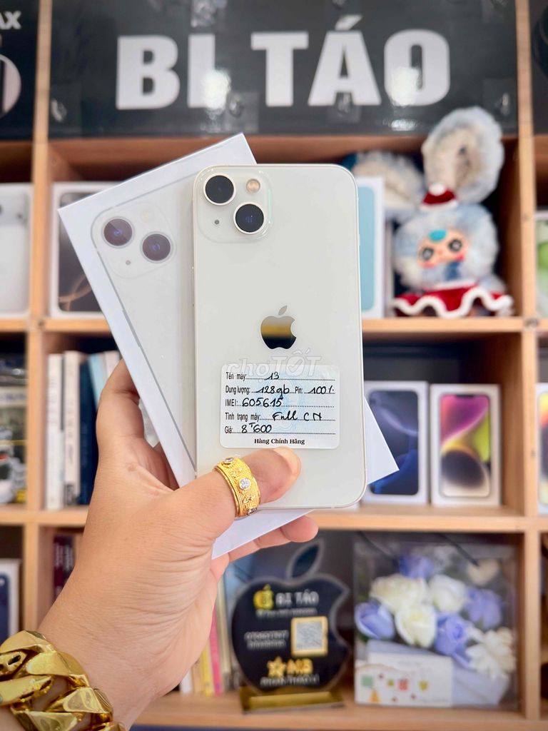 Apple iPhone 13 128GB Trắng P100. Mua bán Điện thoại tại Thành phố Long Xuyên An Giang được đăng bởi Bi Táo Store hình 1