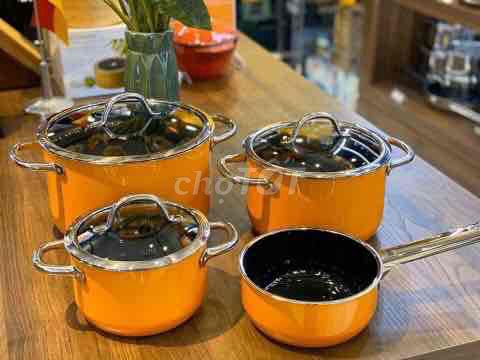 Bộ nồi Silit Passion Orange Cam. Mua bán Dụng cụ nhà bếp tại Huyện Nhà Bè Tp Hồ Chí Minh được đăng bởi Pham Hoang Huy hình 1