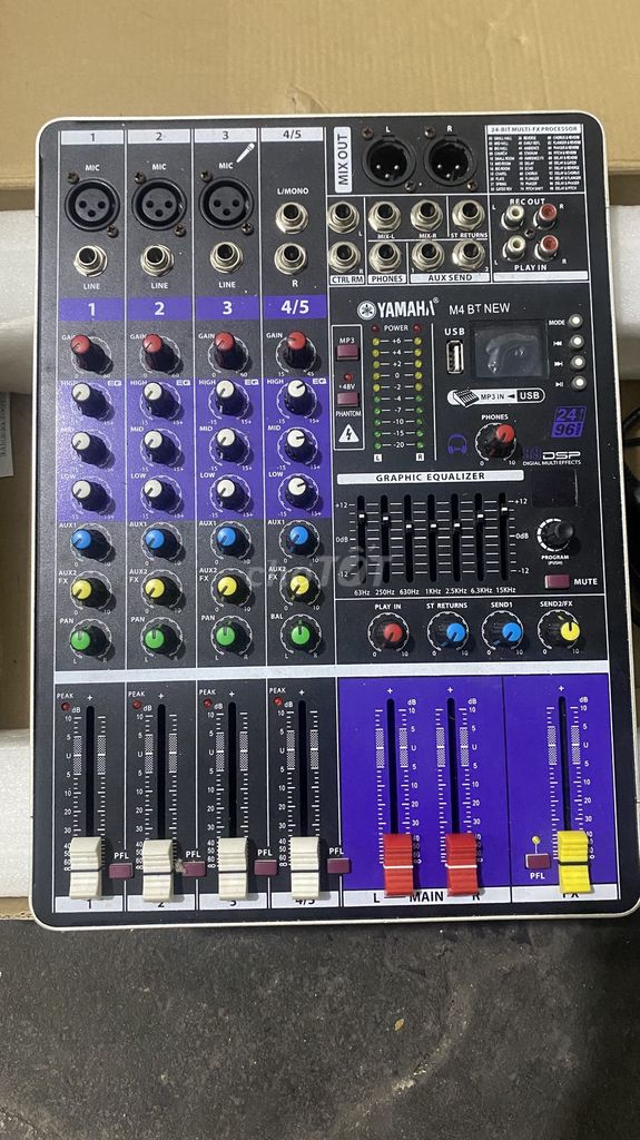 Mixer âm thanh Yamaha M4 BT New Đã qua sử dụng. Mua bán Tivi, Âm thanh tại Quận 3 Tp Hồ Chí Minh được đăng bởi Đức . 38 tuoi hình 1