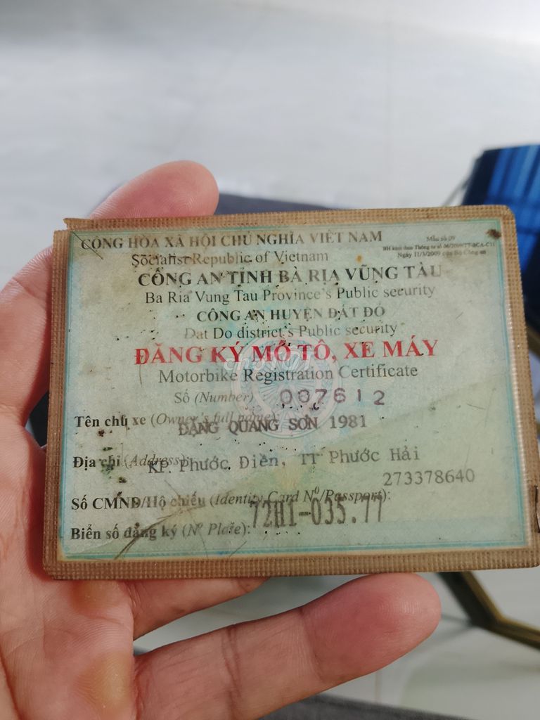 Bán xe Honda 100 đời cuối 2011. Mua bán Xe máy tại Huyện Cẩm Mỹ Đồng Nai được đăng bởi Cuong Nguyen hình 5