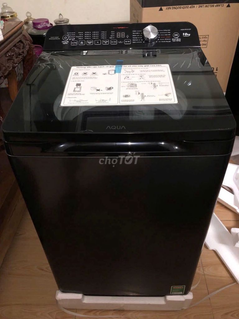 Máy giặt Aqua 10kg cửa trên - Góp Tư Nhân. Mua bán Máy giặt tại Thành phố Dĩ An Bình Dương được đăng bởi Duy Bán Điện Máy Trả Góp hình 1