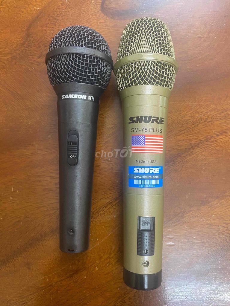 Microphone Samson R1 ,shure sm78plus. Mua bán Tivi, Âm thanh tại Huyện Hóc Môn Tp Hồ Chí Minh được đăng bởi VIOS hình 1