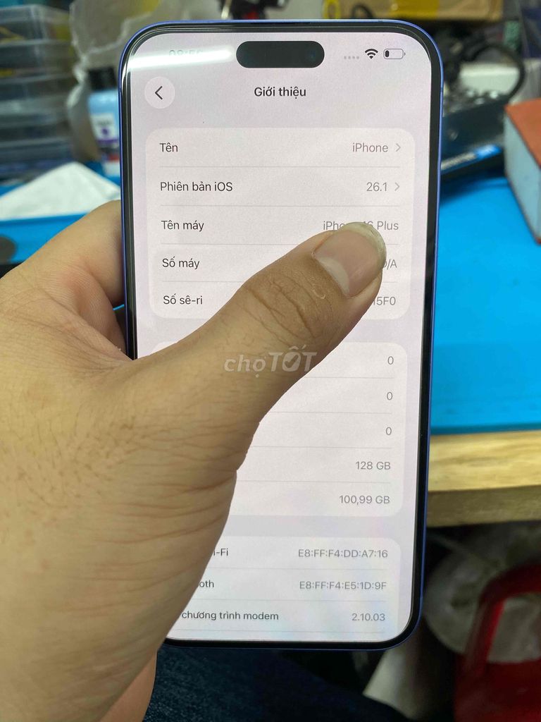 iPhone 16 Plus 128GB Xanh. Mua bán Điện thoại tại Thành phố Thủ Đức Tp Hồ Chí Minh được đăng bởi Max hình 1