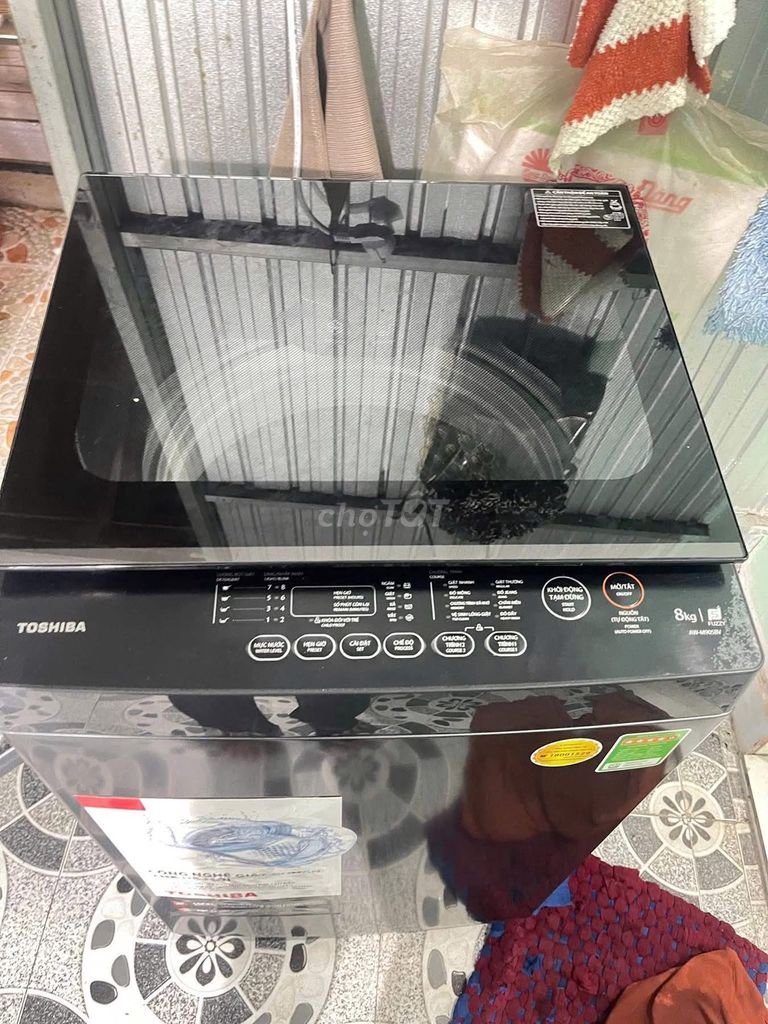 Máy giặt Toshiba 8kg Xám. Mua bán Máy giặt tại Huyện Tân Hồng Đồng Tháp được đăng bởi Nhi Yen hình 1