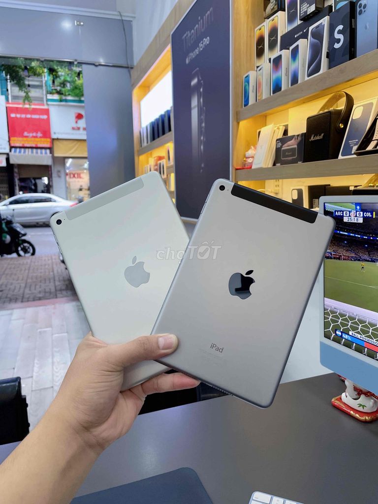 iPad Mini 4 128GB Wifi + 4G. Rin Đẹp Nét 🔥