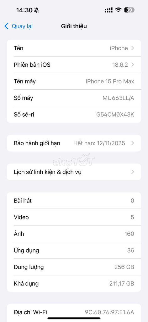 Bán iphone 15prm 256. Mua bán Điện thoại tại Thành phố Kon Tum Kon Tum được đăng bởi Nguyễn Ái Lệ hình 1