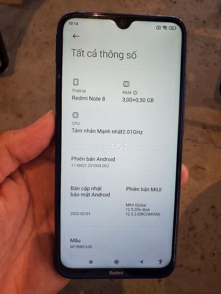 Xiaomi Redmi Note 8 32GB Xanh. Mua bán Điện thoại tại Quận Tân Bình Tp Hồ Chí Minh được đăng bởi Nam Trần hình 1
