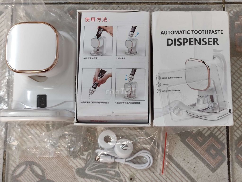 Máy nặn kem đánh răng tự động cảm biến