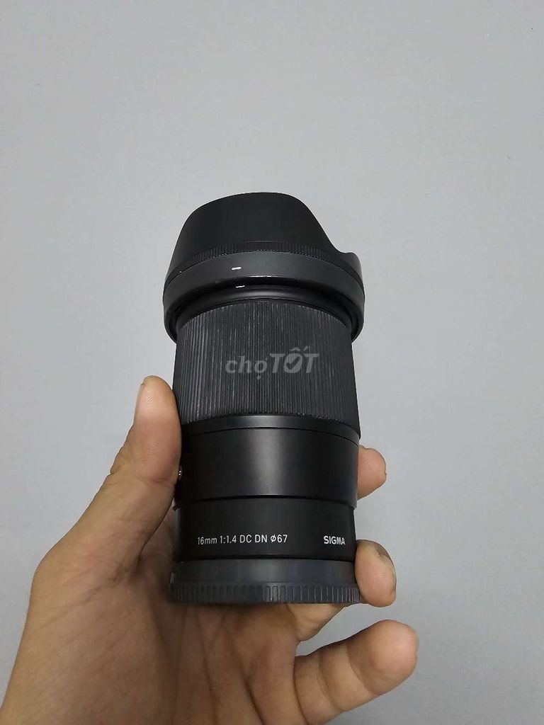 Cần bán lens sigma 16mm for SONY