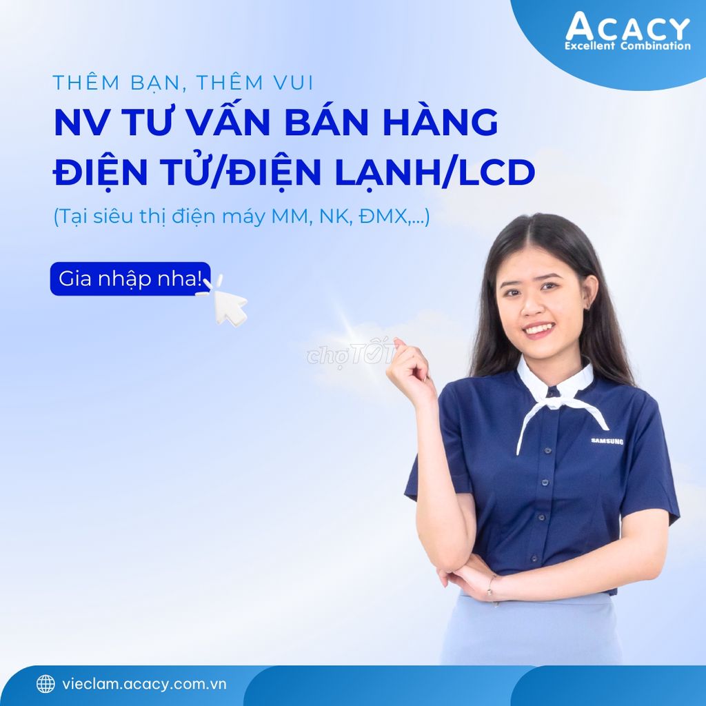 TUYỂN DỤNG NHÂN VIÊN TƯ VẤN BÁN HÀNG CHO SAMSUNG