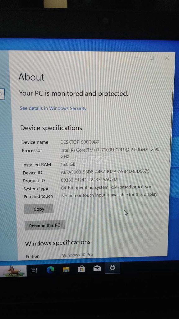 Toshiba i7-7600U 16GB Đen. Mua bán Laptop tại Quận Ba Đình Hà Nội được đăng bởi Nguyễn Trung Đức hình 1