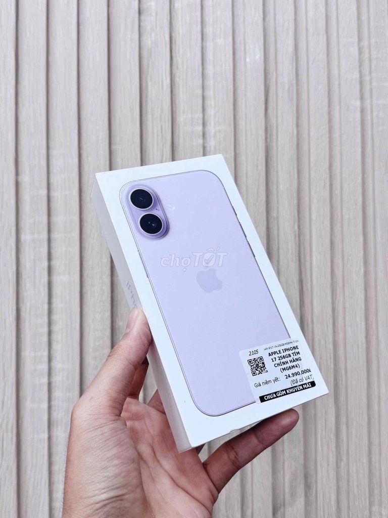 🔥 iPhone 17 Thường Lavender – Màu Hot Nhất 2026 💜. Mua bán Điện thoại tại Quận Thanh Khê Đà Nẵng được đăng bởi Thiện Lê TShop 16 Lê Đình Lý hình 1