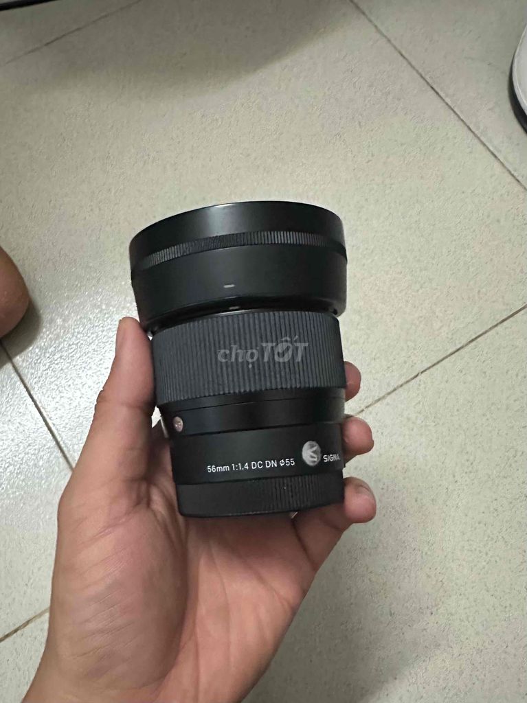 Ống kính Sigma 56mm f1.4 DC DN E-Mount Đen. Mua bán Máy ảnh, Máy quay tại Quận Tân Phú Tp Hồ Chí Minh được đăng bởi Trung Nguyên hình 1