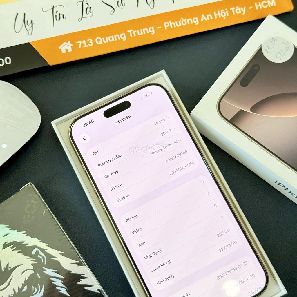 Apple iPhone 16 Pro Max 256GB Sa Mạc 99%. Mua bán Điện thoại tại Quận Gò Vấp Tp Hồ Chí Minh được đăng bởi Hội Đồ Điện Tử hình 1
